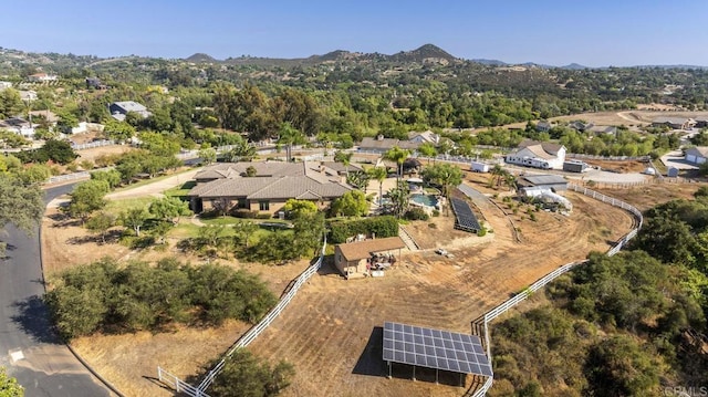 14786 Cool Valley Ranch Rd, Valley Center, CA 92082 - aerial view of property and surrounding area featuring mountains
