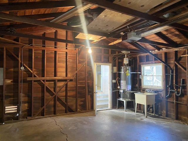 4547 Contour Blvd, San Diego, CA 92115 - garage featuring water heater and a garage door opener