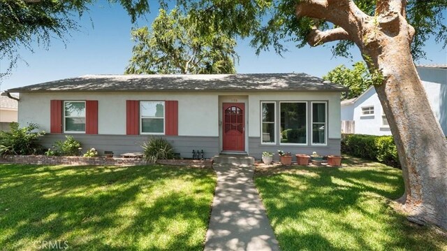 1193 Winston Ct, Upland, CA 91786 - ranch-style house with a front lawn