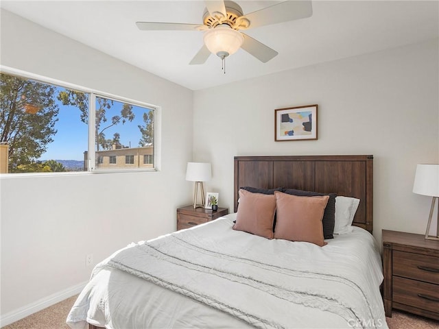 9531 Via Ricardo, Sun Valley, CA 91504 - bedroom with carpet floors and ceiling fan