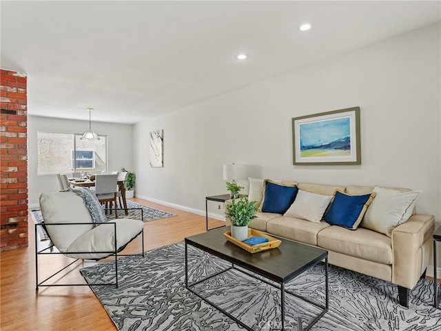 9531 Via Ricardo, Sun Valley, CA 91504 - living area with wood finished floors and recessed lighting