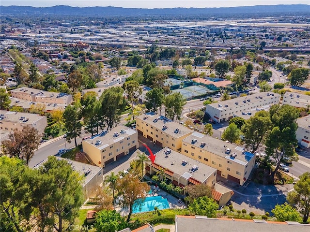 9531 Via Ricardo, Sun Valley, CA 91504 - bird's eye view of a mountain backdrop