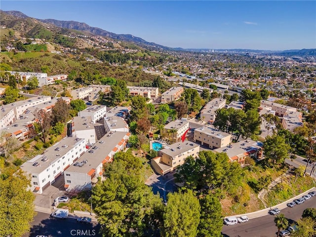 9531 Via Ricardo, Sun Valley, CA 91504 - aerial view of a mountain backdrop