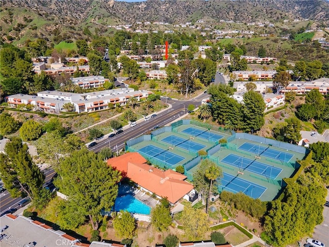 9531 Via Ricardo, Sun Valley, CA 91504 - drone / aerial view of a pool