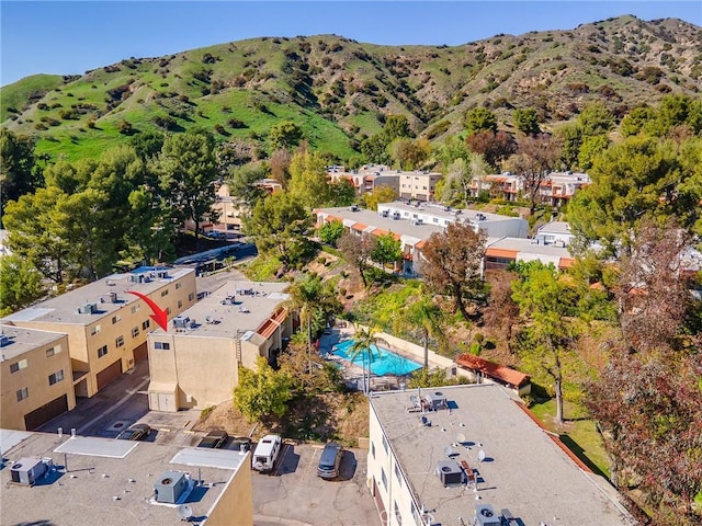 9531 Via Ricardo, Sun Valley, CA 91504 - aerial view of a mountainous background