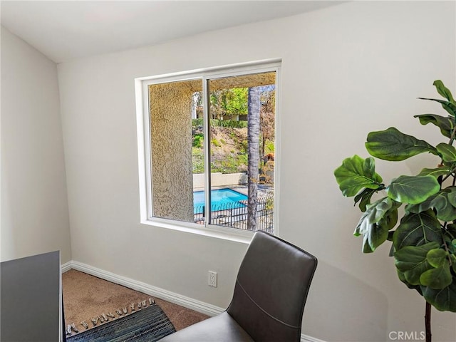 9531 Via Ricardo, Sun Valley, CA 91504 - carpeted office space with baseboards