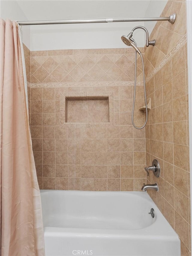 9531 Via Ricardo, Sun Valley, CA 91504 - bathroom with shower / bath combo with shower curtain