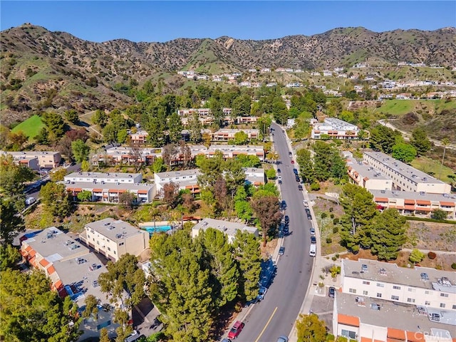 9531 Via Ricardo, Sun Valley, CA 91504 - aerial view of a mountain backdrop