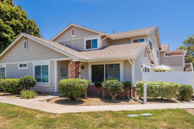 836 Yankee Point Way, Oceanside, CA 92058 - bungalow-style home featuring a shingled roof and brick siding
