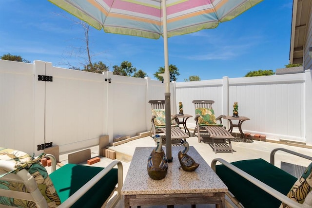 836 Yankee Point Way, Oceanside, CA 92058 - view of patio featuring an outdoor living space