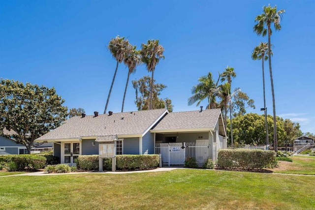 836 Yankee Point Way, Oceanside, CA 92058 - ranch-style house featuring a gate and a shingled roof