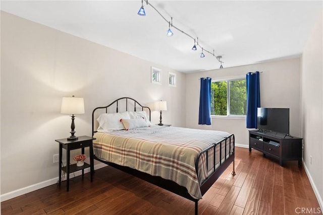 887 San Juan Cir, Duarte, CA 91010 - bedroom with wood finished floors and track lighting