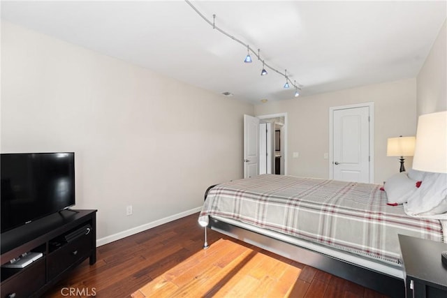 887 San Juan Cir, Duarte, CA 91010 - bedroom with wood finished floors and rail lighting