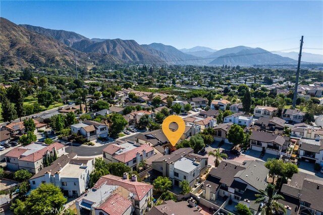 887 San Juan Cir, Duarte, CA 91010 - aerial view of residential area featuring mountains