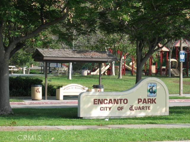 887 San Juan Cir, Duarte, CA 91010 - surrounding community with a yard
