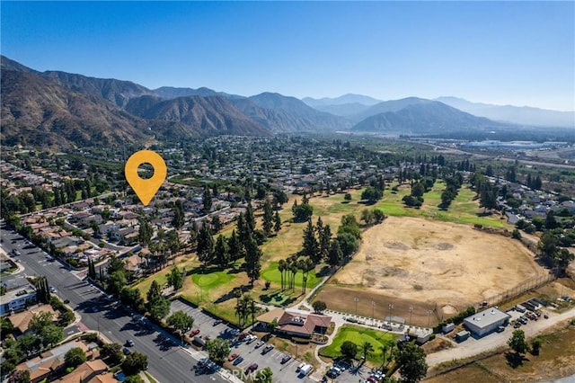 887 San Juan Cir, Duarte, CA 91010 - aerial view of residential area with a mountainous background