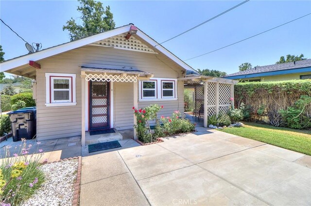 845 N Curtis Ave, Alhambra, CA 91801 - view of front of property with a patio area
