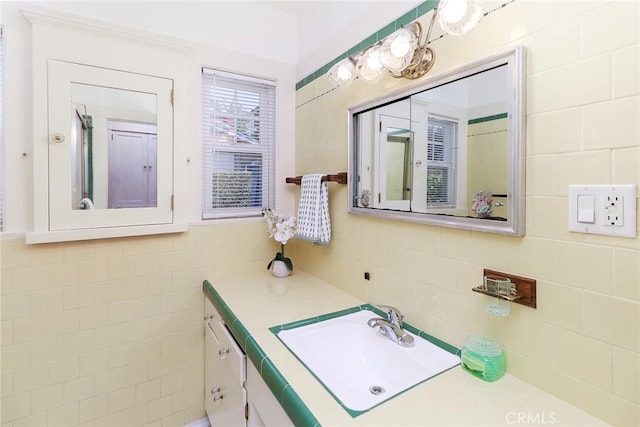 845 N Curtis Ave, Alhambra, CA 91801 - bathroom with tile walls and vanity