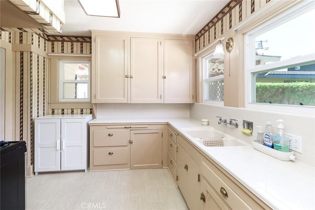 845 N Curtis Ave, Alhambra, CA 91801 - kitchen with light countertops and a sink