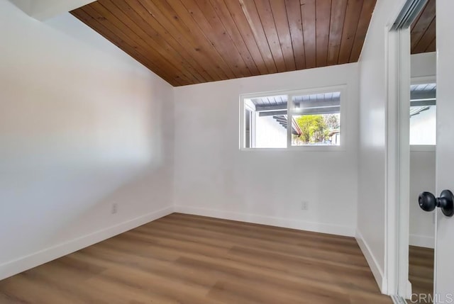 9753 Ivanho St, Spring Valley, CA 91977 - spare room featuring wood finished floors and wood ceiling