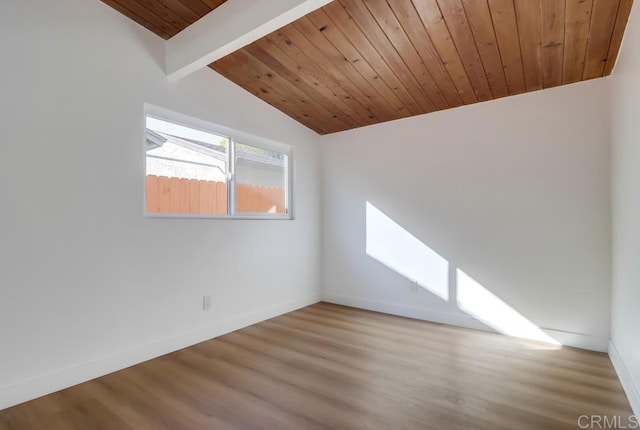 9753 Ivanho St, Spring Valley, CA 91977 - unfurnished room featuring wood finished floors and wood ceiling