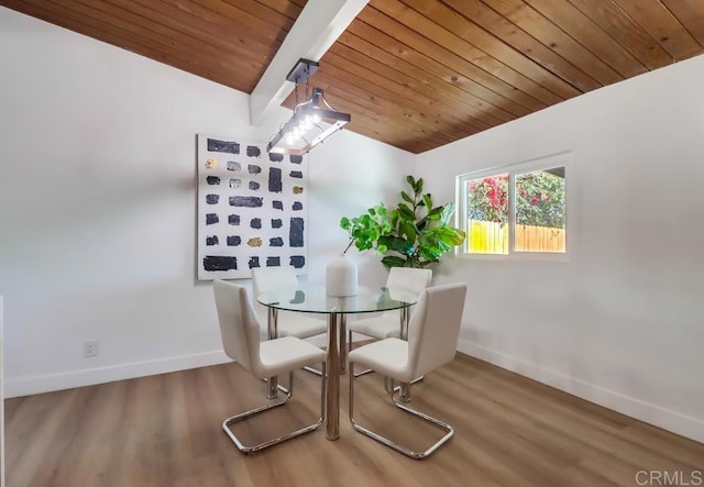 9753 Ivanho St, Spring Valley, CA 91977 - dining room with wood ceiling and wood finished floors