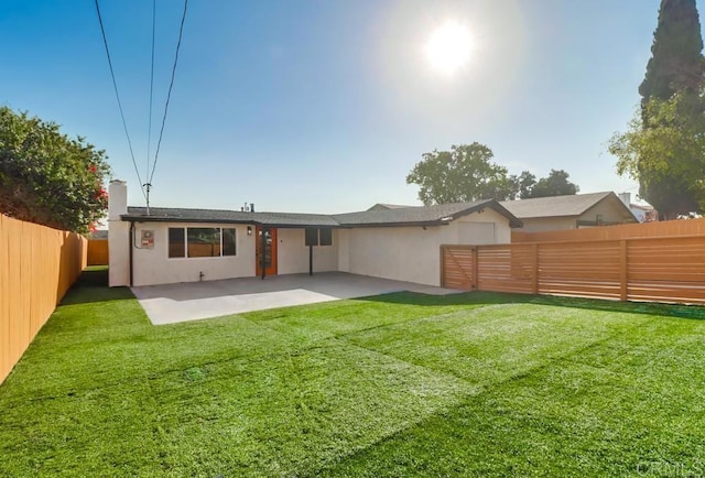9753 Ivanho St, Spring Valley, CA 91977 - rear view of house with a patio area, a fenced backyard, and stucco siding