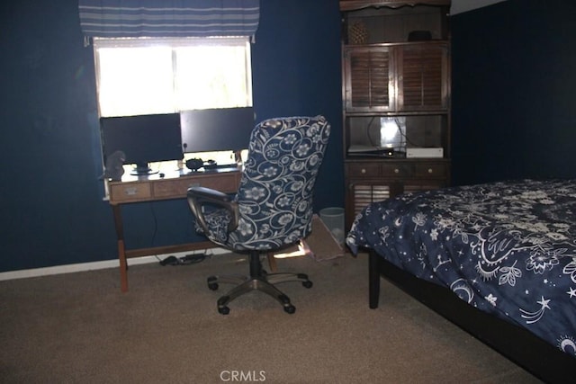 31705 Silver Spruce Dr, Running Springs, CA 92382 - carpeted bedroom with baseboards