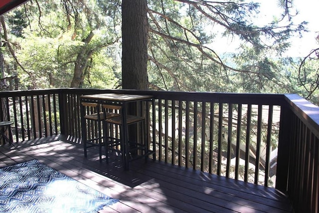 31705 Silver Spruce Dr, Running Springs, CA 92382 - view of deck
