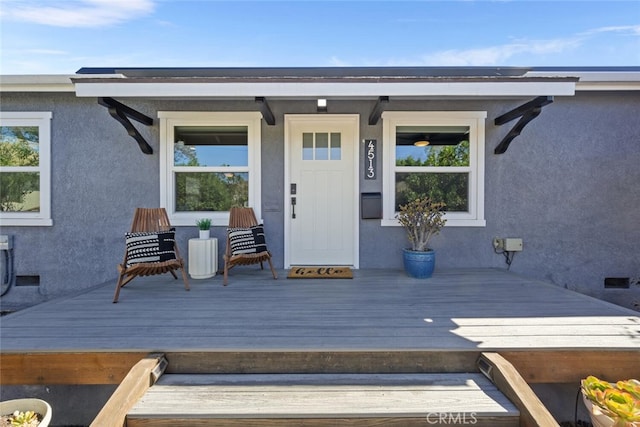 4513 E Cervato St, Long Beach, CA 90815 - property entrance featuring stucco siding and covered porch