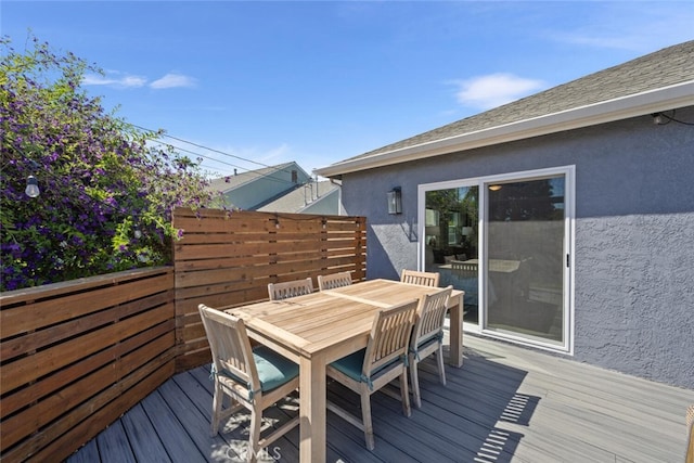 4513 E Cervato St, Long Beach, CA 90815 - wooden deck featuring outdoor dining area