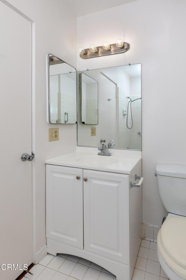 777 E Valley Blvd Unit 142, Alhambra, CA 91801 - full bathroom featuring tile patterned flooring, vanity, and a shower