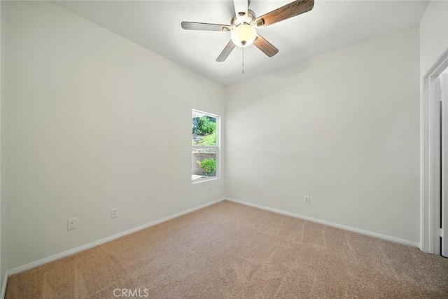 12038 Diego Ct, Moreno Valley, CA 92557 - unfurnished bedroom featuring light colored carpet and a ceiling fan