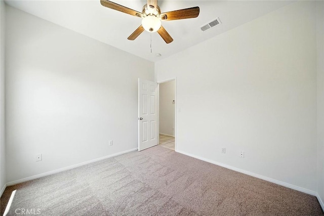 12038 Diego Ct, Moreno Valley, CA 92557 - unfurnished room featuring light carpet and ceiling fan