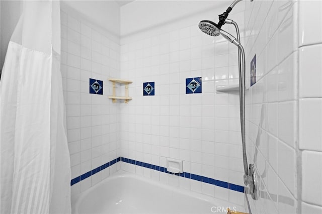 9802 Swallow Ln, Garden Grove, CA 92841 - bathroom with shower / bathtub combination with curtain