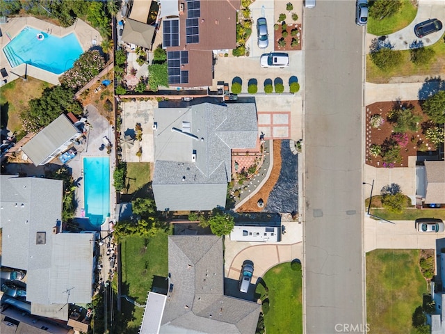 9802 Swallow Ln, Garden Grove, CA 92841 - aerial view of a pool area
