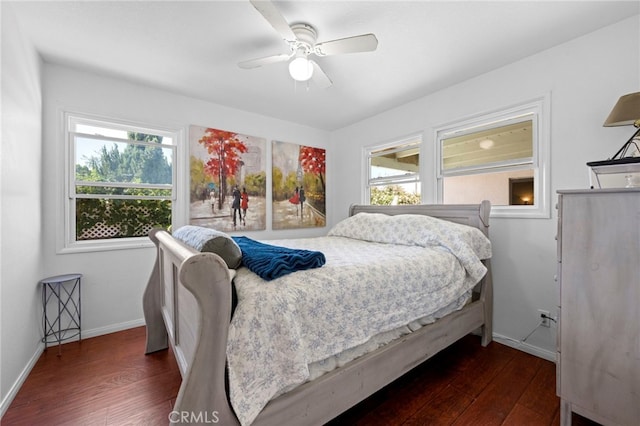 9802 Swallow Ln, Garden Grove, CA 92841 - bedroom featuring wood finished floors and ceiling fan
