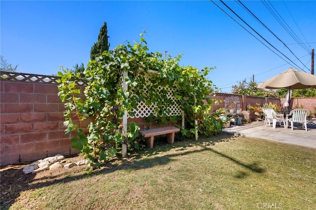 9802 Swallow Ln, Garden Grove, CA 92841 - fenced backyard featuring a patio area