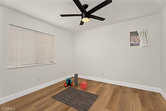 35 Colony Way, Aliso Viejo, CA 92656 - unfurnished room with ceiling fan and wood finished floors
