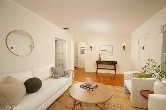1852 Alpha Rd, Glendale, CA 91208 - living area with ornamental molding and light wood finished floors