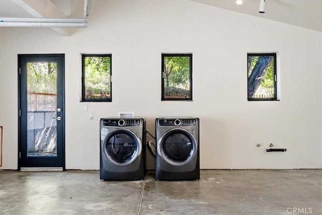 4190 Shadow Canyon Rd, Templeton, CA 93465 - washroom featuring separate washer and dryer and plenty of natural light