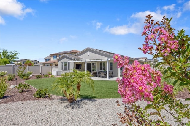 28816 Sedge Ln, Saugus, CA 91350 - rear view of property with a patio area and stucco siding