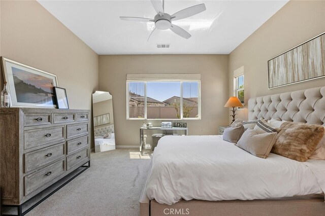 28816 Sedge Ln, Saugus, CA 91350 - bedroom with carpet flooring and ceiling fan