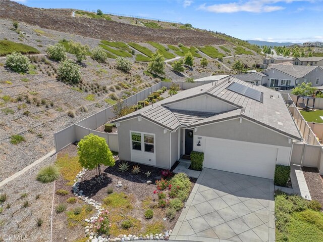 28816 Sedge Ln, Saugus, CA 91350 - view from above of property with a mountainous background