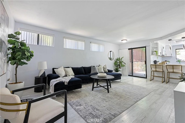 15775 Caminito Atico, San Diego, CA 92128 - living area with light wood-style flooring