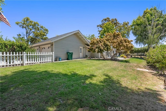 181 Eucalyptus Rd, Nipomo, CA 93444 - view of yard with a garage