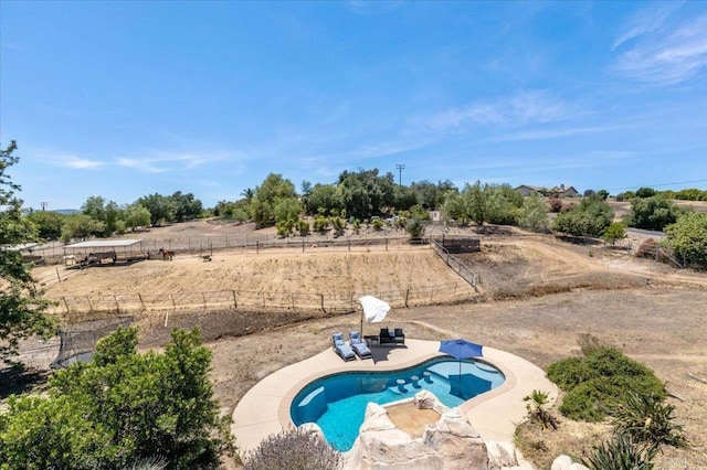 28880 Mac Tan Rd, Valley Center, CA 92082 - outdoor pool featuring a rural view