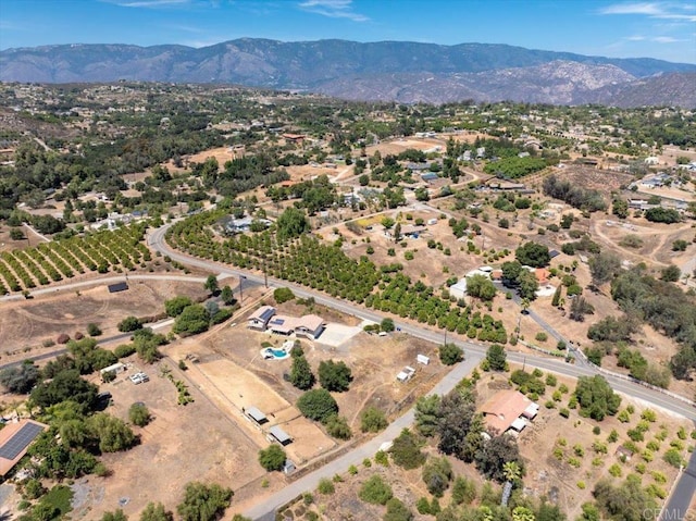 28880 Mac Tan Rd, Valley Center, CA 92082 - aerial view of sparsely populated area featuring a mountainous background
