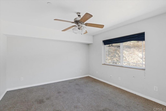 28880 Mac Tan Rd, Valley Center, CA 92082 - carpeted empty room with baseboards and a ceiling fan