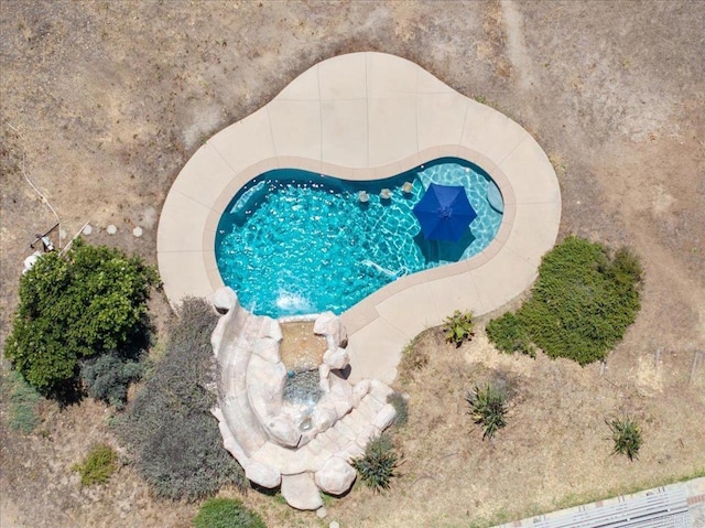 28880 Mac Tan Rd, Valley Center, CA 92082 - aerial view of a pool area